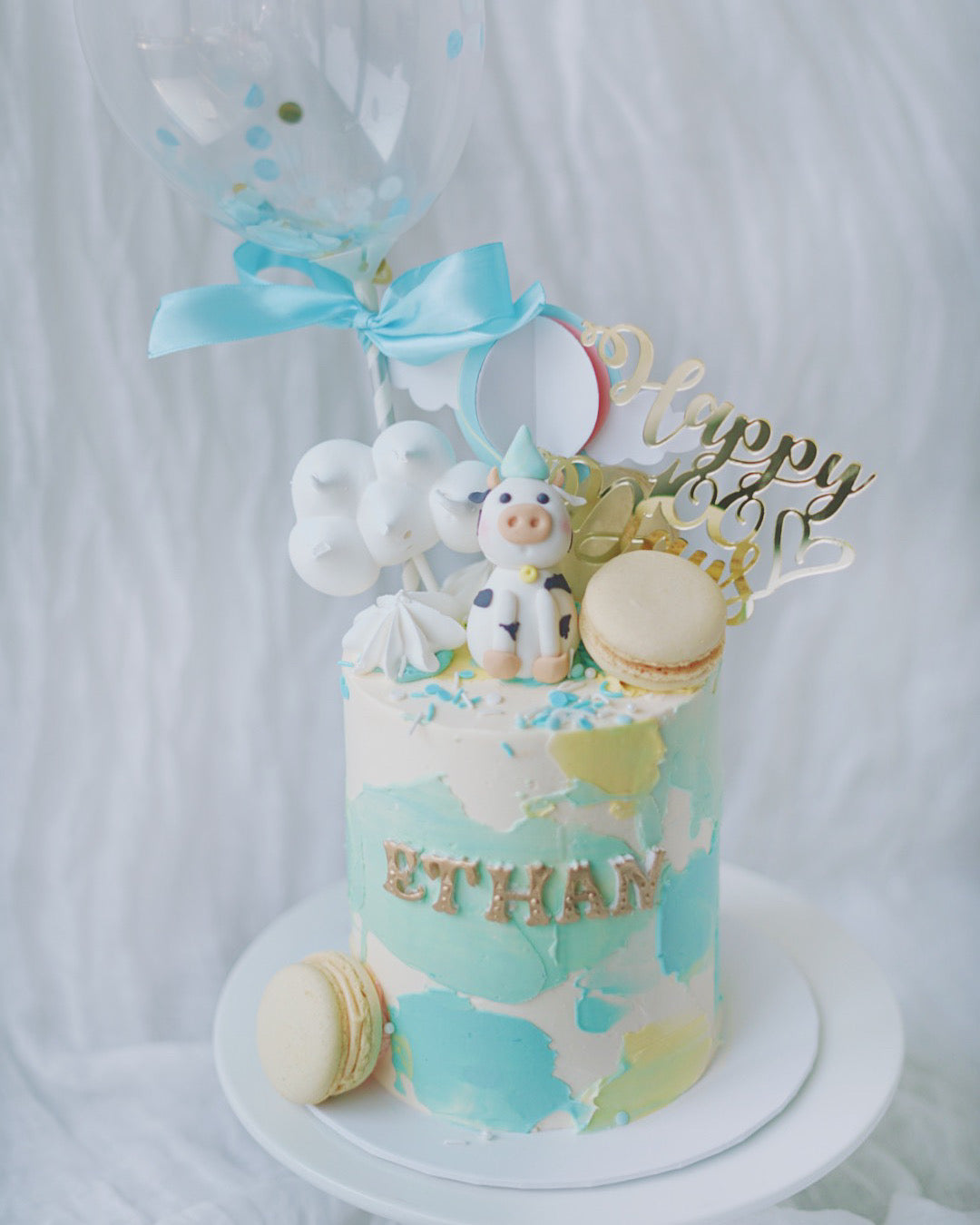 Baby Animal - Hot balloon with Meringue Cloud