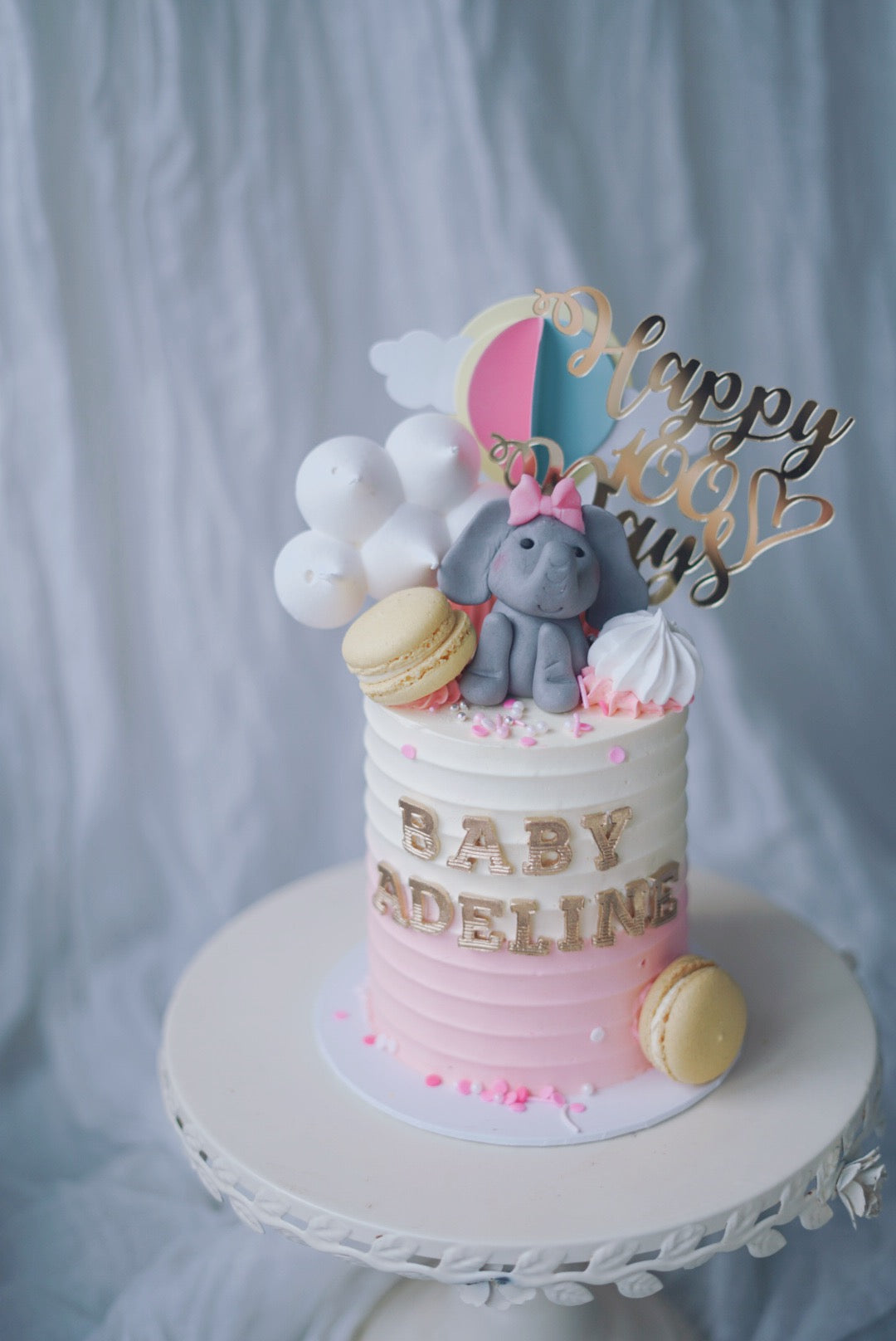 Baby Animal - Hot balloon with Meringue Cloud