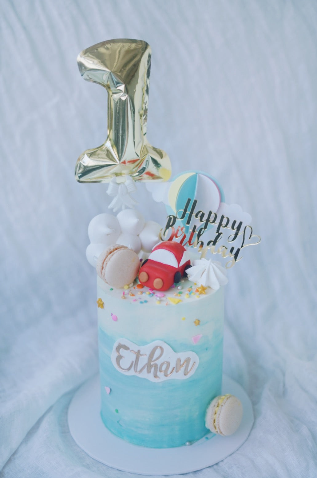Baby Animal - Hot balloon with Meringue Cloud