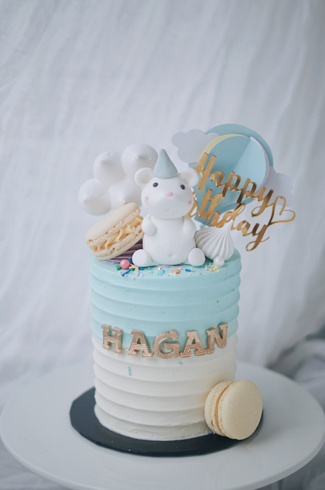 Baby Animal - Hot balloon with Meringue Cloud