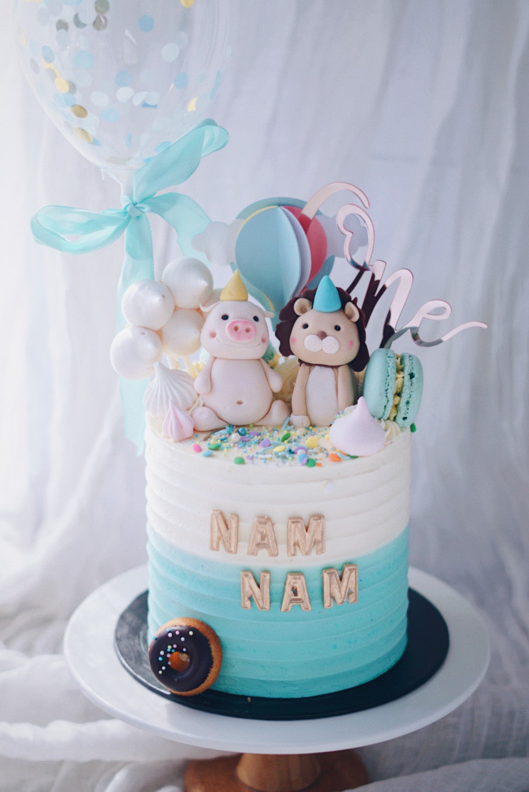 Baby Animal - Hot balloon with Meringue Cloud
