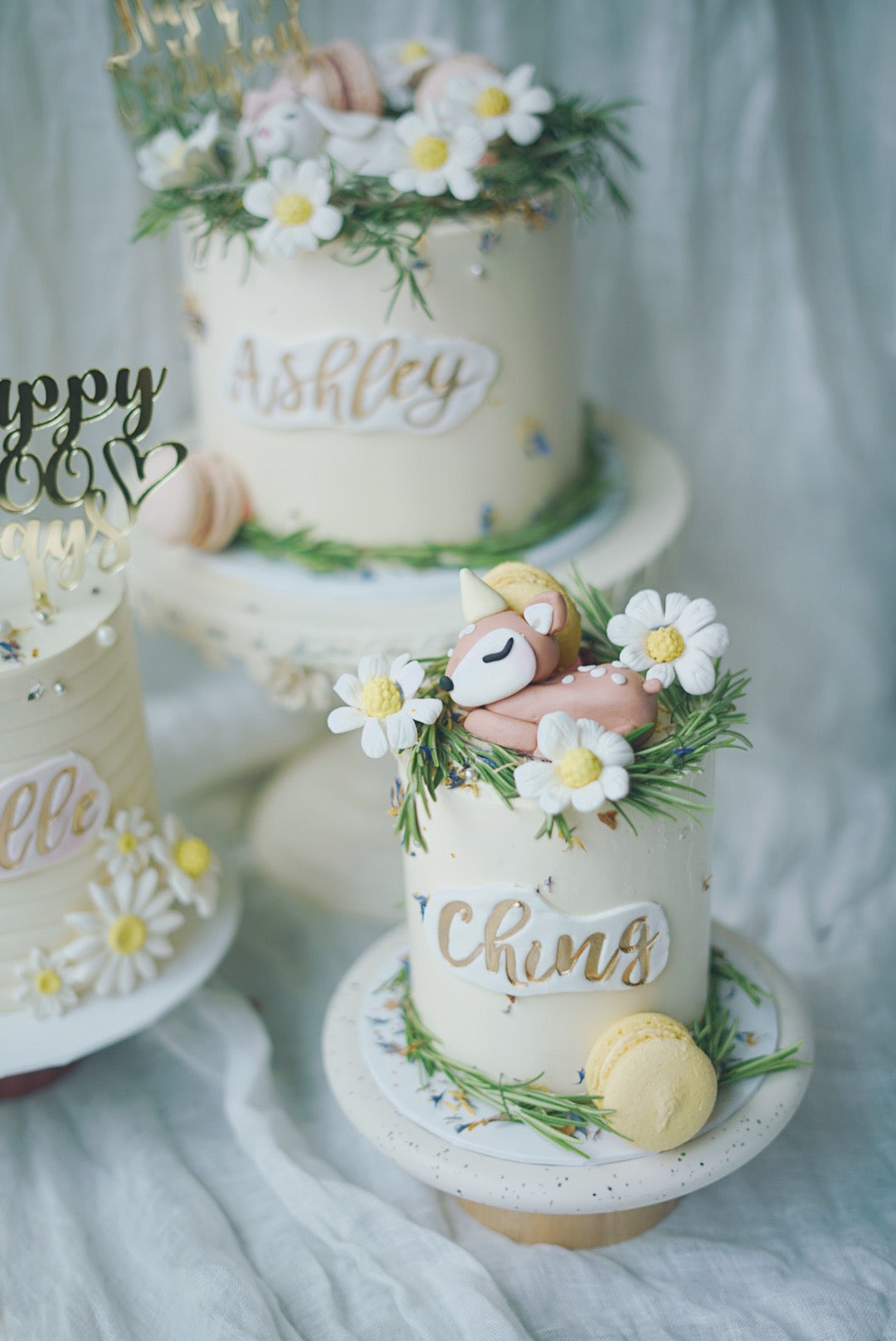 Baby Animal Cake - Sleeping in Garden