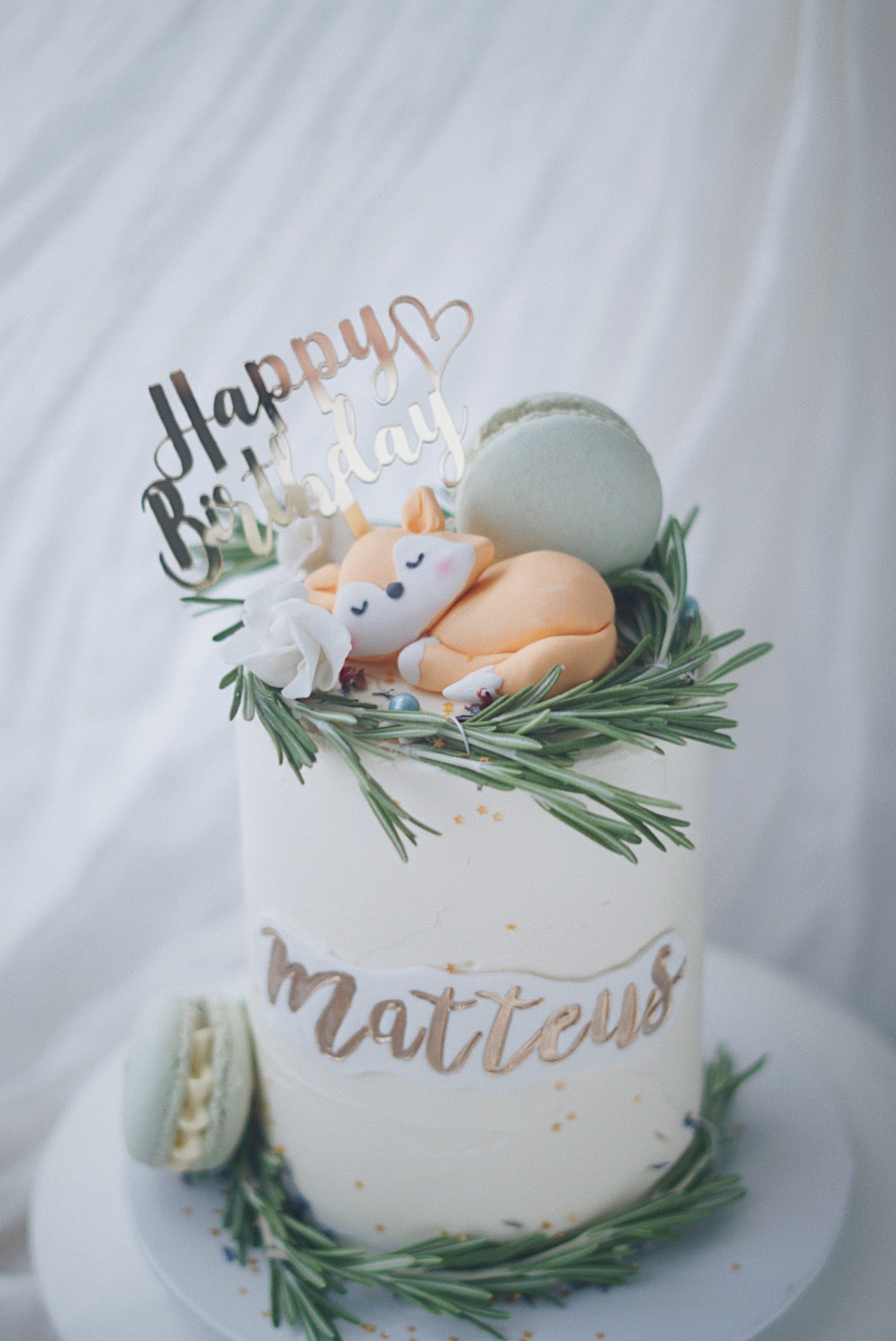 Baby Animal Cake - Sleeping in Garden