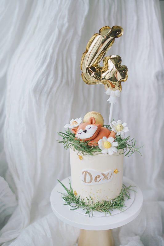 Baby Animal Cake - Sleeping in Garden