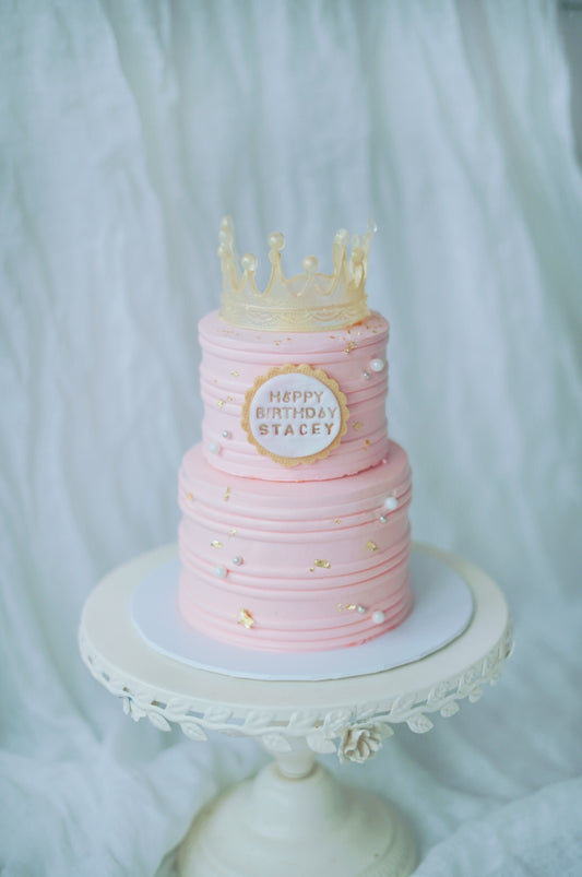 2-tier - Mini Crown Cake