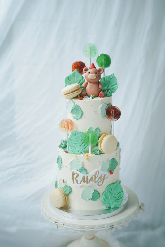 2-tier - Forest theme with Lollipops