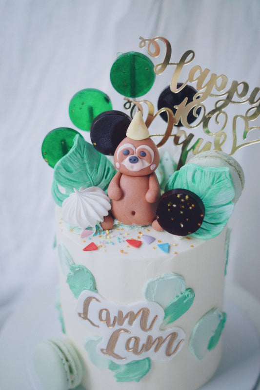 Baby Animal Cake - Forest theme with Lollipops
