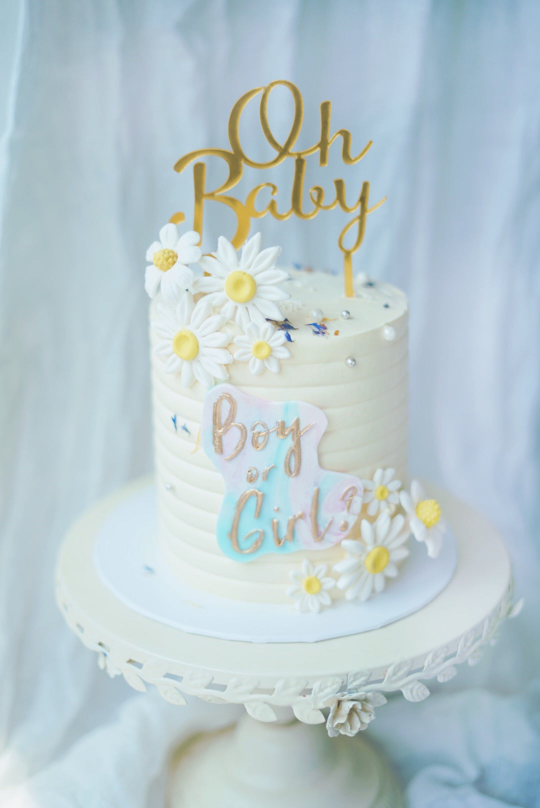 Gender Reveal Cake